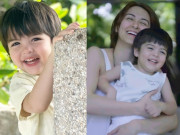 Giải trí - Mỹ nhân đẹp nhất Philippines khoe con trai, bé 2 tuổi diện mạo "lật đổ" cả bố tài tử