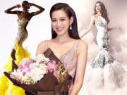 Thời trang - Vừa công bố, đầm dạ hội của Đỗ Thị Hà đã bị nghi đạo nhái, nghe fan bênh thấy thương