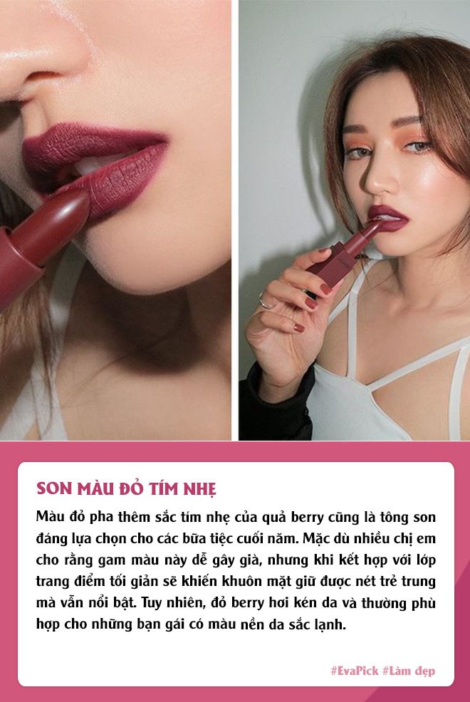 7 màu son đẹp mùa cuối năm, nàng tô đi làm hay đi tiệc đều bật thần thái, tông da - 5