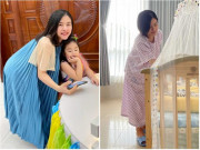 Bà bầu - Sau sinh đôi cho chồng đại gia, Vân Trang vất vả ngày đêm vẫn không đủ "của cải" nuôi con