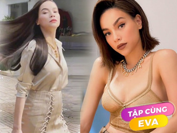 Bị bóc vòng 2 phồng xẹp thất thường, Hà Hồ show buổi tập bụng khó không thua đàn ông