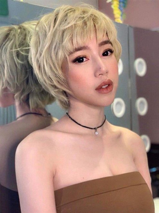 Elly Trần amp;#34;lên sóngamp;#34; với tóc ngắn, ngực đầy eo thon như lu mờ trước gương mặt búp bê sống - 5