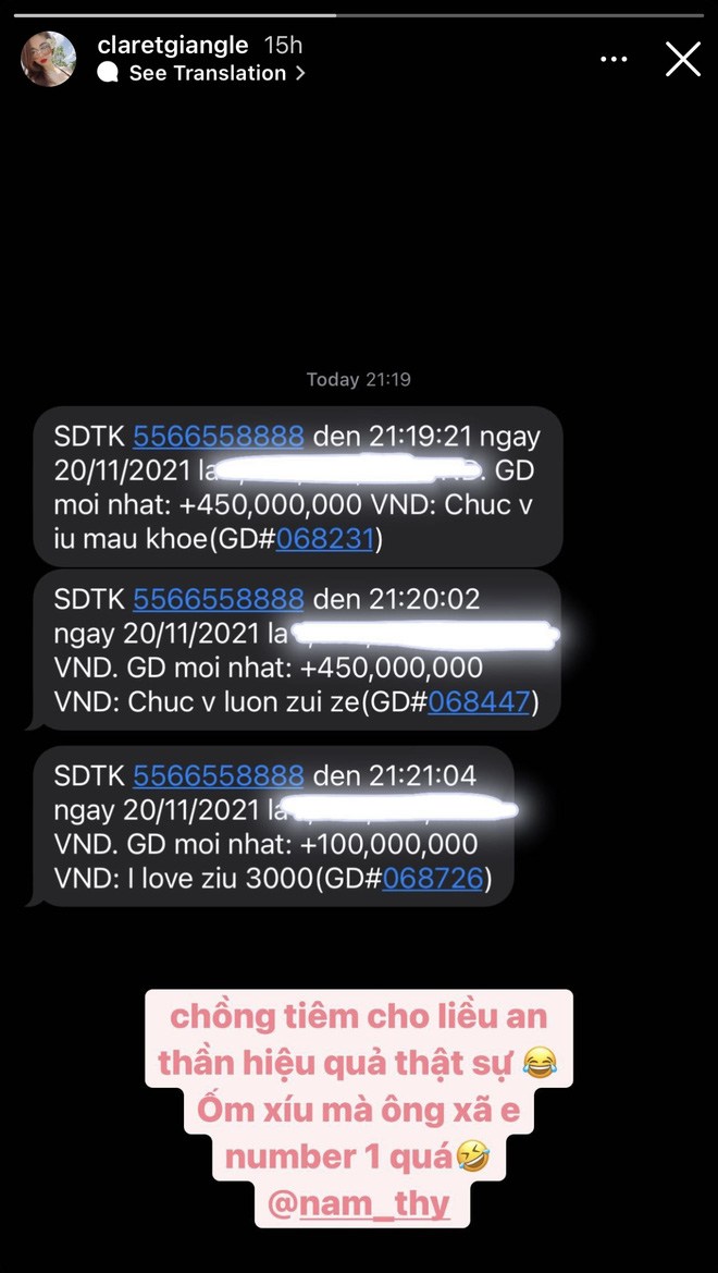 Cô nàng ốm xíu được chồng chuyển khoản luôn 1 tỷ đồng, CĐM thích thú: “Hoá ra người quen” - 1