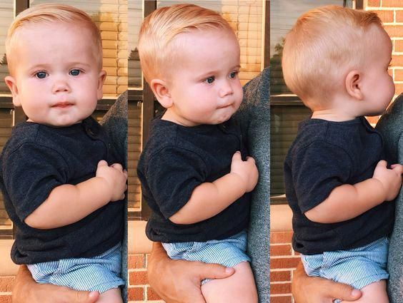 Những kiểu tóc đẹp nhất cho bé trai 1 tuổi dễ thương và xinh xắn với mái tóc ngắn - 1