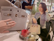 Hàng hiệu đầy nhà, Á hậu bị ghét nhất Vbiz vô tư để túi tiền tỷ ở vỉa hè