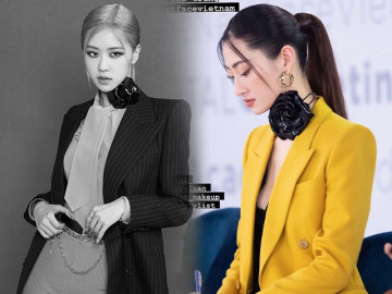 Lương Thùy Linh đá thúng đụng nia với Rosé #40;BLACKPINK#41;