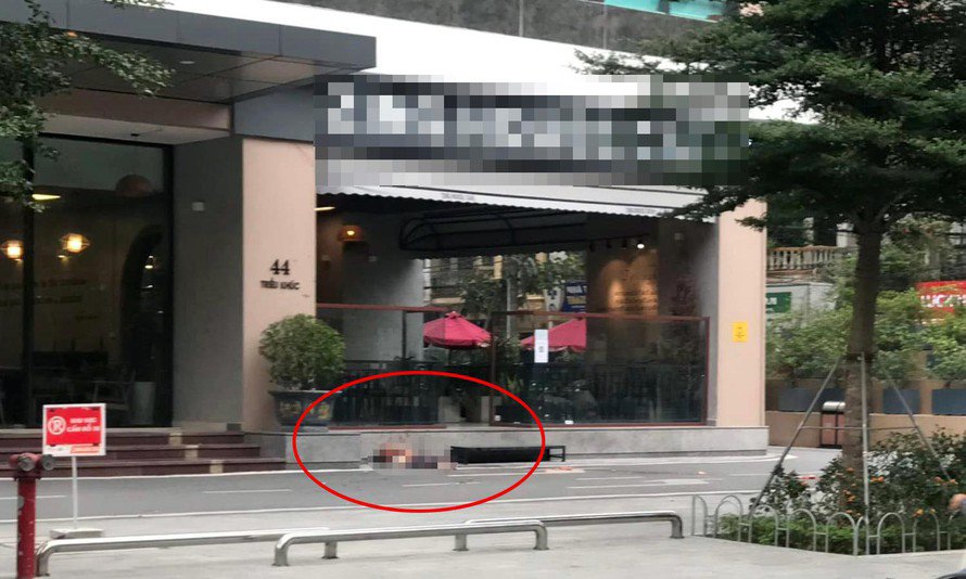 Hiện trường vụ việc.