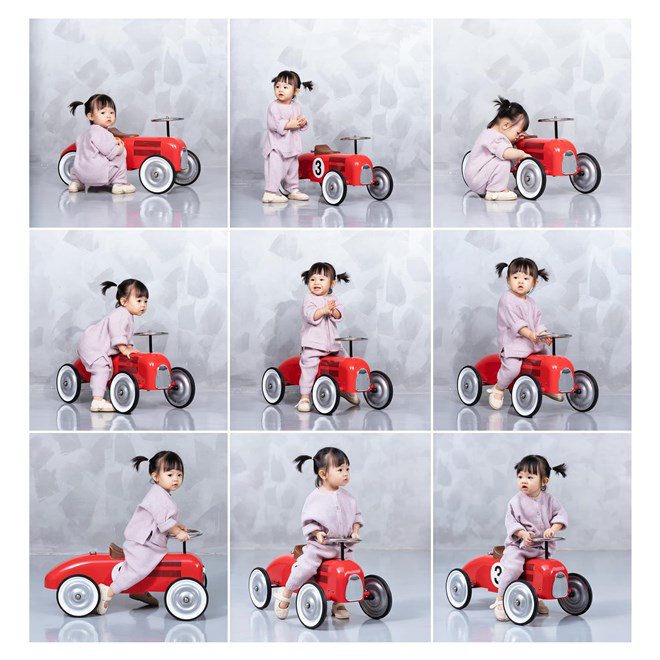 Nhiều biểu cảm của Suchin khiến bố mê mệt.