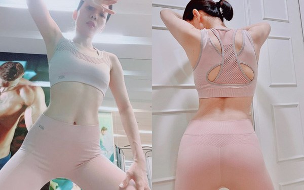 Lệ Quyên từng chụp ảnh khoe thành quả tập luyện: Ngắm thành quả khoe luôn với chị em để truyền cảm hứng ngay lập tức. Tiếc cho sự ỉ i phom người có sẵn, 36 năm không hề tập thể dục. Tuy nhiên, nhiều người cho rằng cô tạo dáng kém duyên.