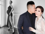 Thời trang - Phản ứng đáng chú ý của ông xã khi Bảo Thy bầu bì vẫn đi cao gót mặc váy ôm