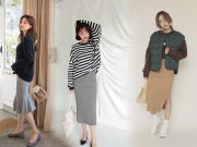 Thời trang - 7 công thức phối đồ với chân váy len trong mùa lạnh