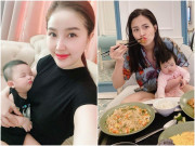 Làm mẹ - Lắm tiền nhiều bảo mẫu, Bảo Thy, Đông Nhi cũng ngày ngủ 4 tiếng, nửa đêm dậy cho con bú