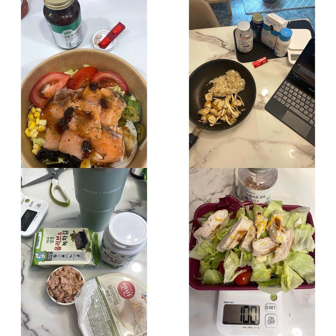 Các bữa ăn đều được Soo Bin tính toán và cân đo đong đếm chặt chẽ. Không có một loại thực phẩm nào cố định. Cô nàng còn thỉnh thoảng làm clip mukbang với lượng thức ăn ít hơn để duy trì tương tác với người hâm mộ.