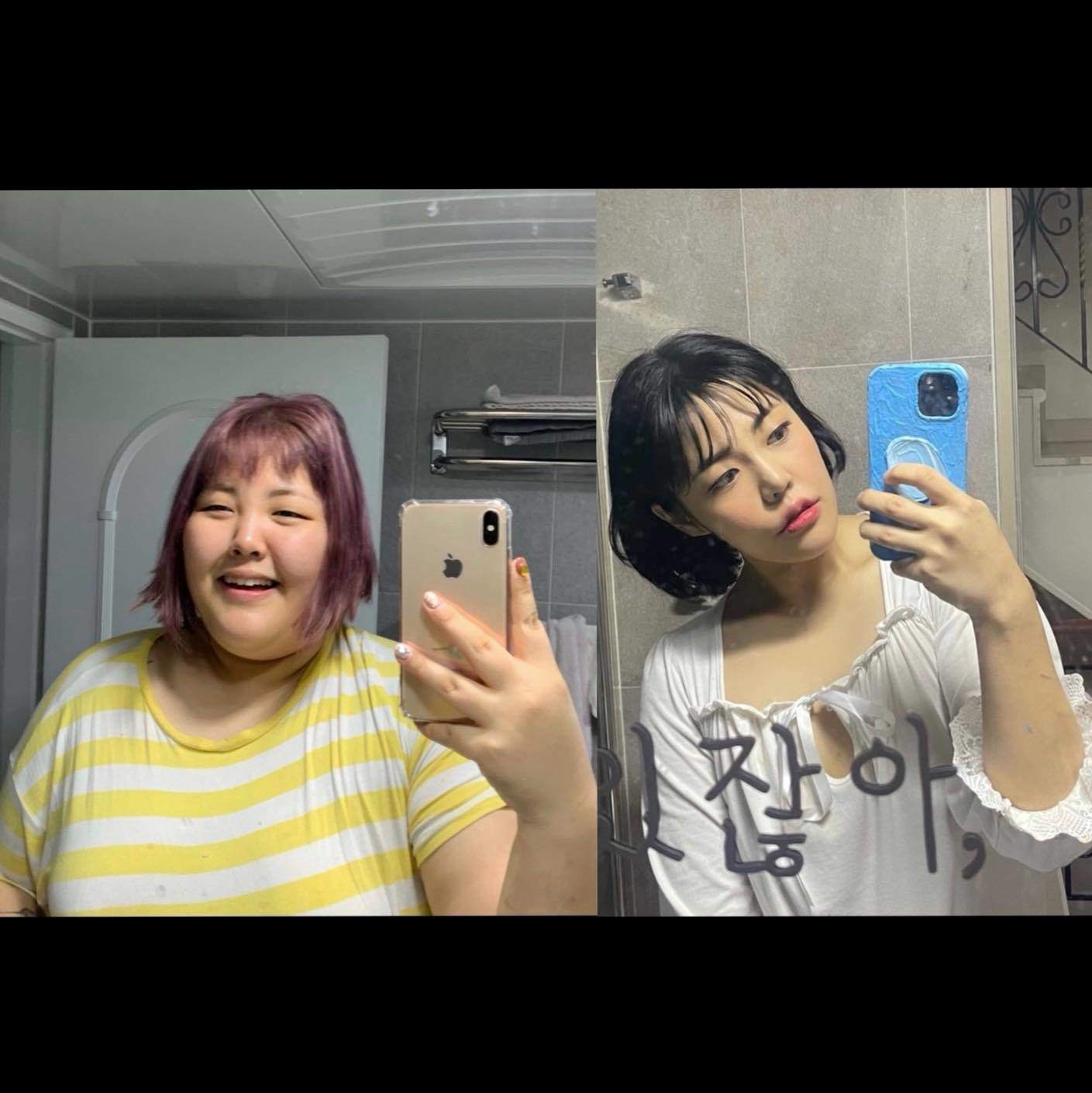 Chụp hình trước gương để kiểm chứng, có lẽ bộ phận thay đổi thích thú nhất còn là ngón tay.