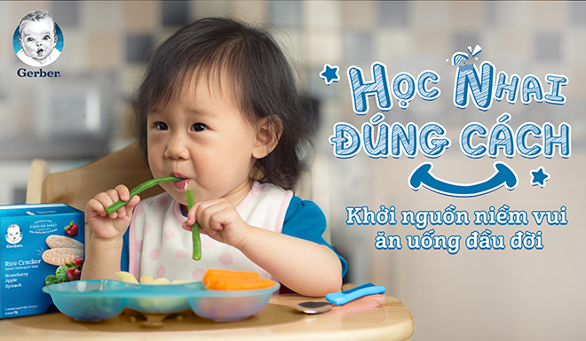 Tập cho con yêu học nhai đúng cách tại tháng thứ 7 - Khởi nguồn cho niềm vui ăn uống đầu đời - 1