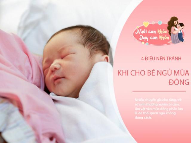 4 sai lầm 90% mẹ mắc phải khi cho con ngủ vào mùa đông, khiến trẻ ho sổ mũi