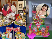 Làm mẹ - Vân Trang làm tiệc đầy tháng cho 2 con gái, hoành tráng hơn Hồ Ngọc Hà làm cho Lisa Leon