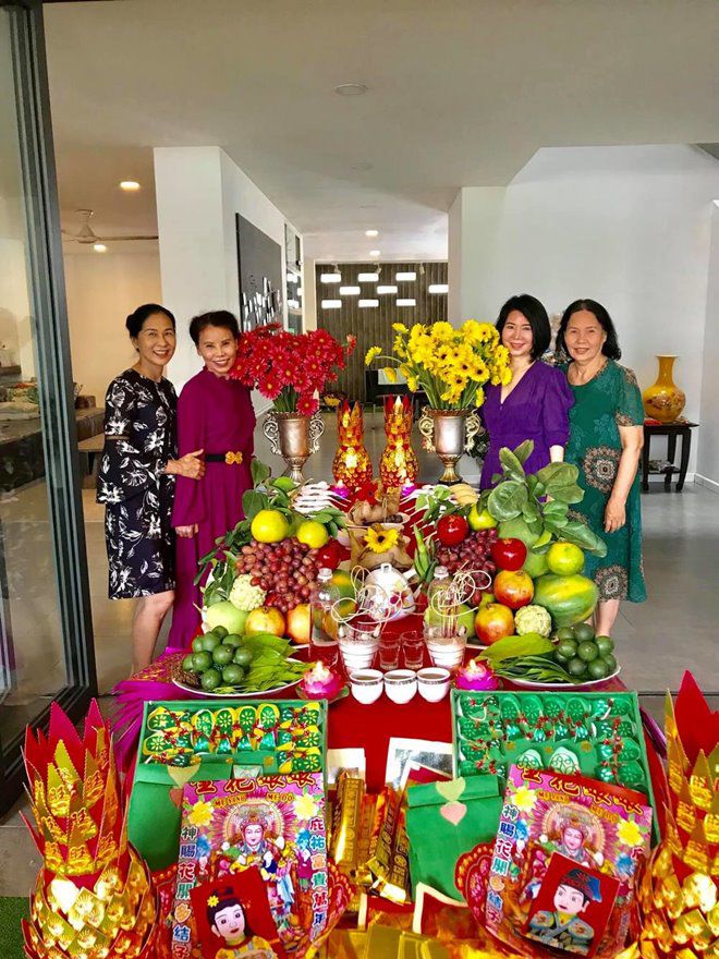 Đơn thân, Á hậu Diễm Châu mừng tiệc đầy tháng cho con hoành tráng không kém Hà Hồ, Vân Trang - 8