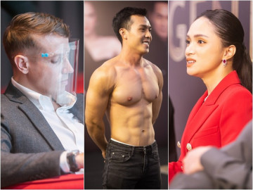 Hàng loạt trai đẹp đến show của Hương Giang