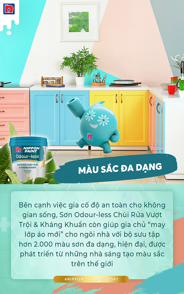 Mùa sơn sửa nhà cuối năm: Đâu là giải pháp tân trang nhà ở sang, mịn, bảo vệ sức khỏe - 6