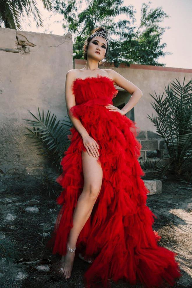 Kha Mỹ Vân vẫn theo đuổi đam mê khi sang Dubai.