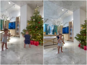 Làm mẹ - Đang hào hứng vì Lisa nhún nhảy đáng yêu, Hồ Ngọc Hà hoảng hốt cầu xin khi Leon quá nghịch