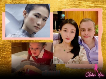 Chân dài mắt hí Kha Mỹ Vân lấy chồng đổi đời, nhà đất khắp nơi, bánh cho con dát vàng