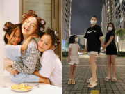 Giải trí - Mẹ đơn thân Phạm Quỳnh Anh chạnh lòng về ngoại hình khi nhìn 2 cô con gái