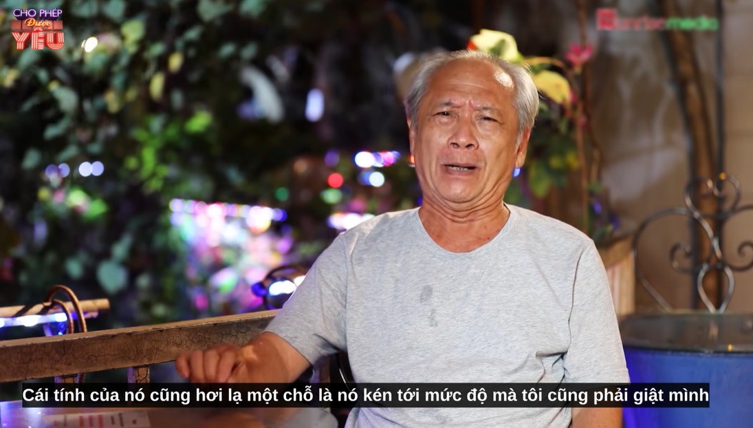 Ông cho biết tính con lạ một chỗ là kén tới mức độ mà chính ông cũng phải giật mình.