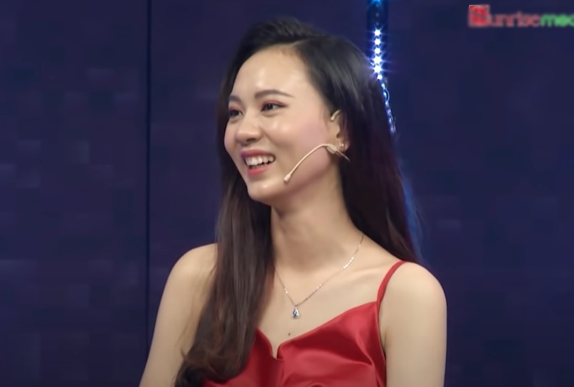 Cô gái Bảo Hân - người mà Công Hoàng và các chàng trai tại chương trình muốn chinh phục.