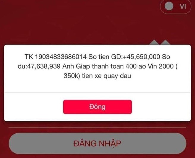 Trước đó một người a classTextlinkBaiviet hrefhttps://eva.vn/phụ nữ/a cũng nhận được khoản tiền với nội dung khó hiểu