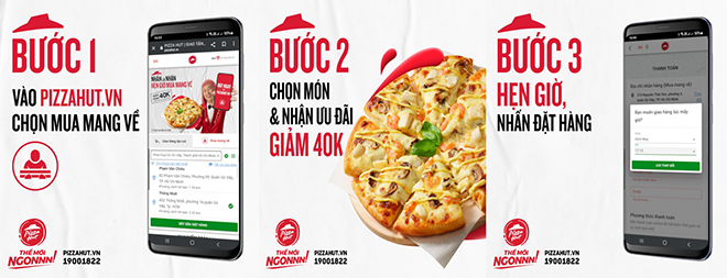 Pizza Hut – Hẹn giờ mua mang về chỉ trong một cú amp;#34;clickamp;#34; chuột! - 5