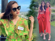 Thời trang - Đỗ Thị Hà đọ dáng bên đối thủ nhưng lại mắc lỗi thời trang, lý do ai nghe cũng thương