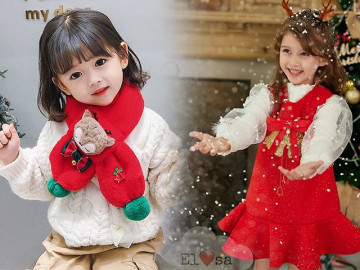 10 trang phục Noel xinh lung linh dành cho bé yêu