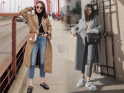 Thời trang - Phối kiểu quần này với áo khoác dáng dài, nàng chân ngắn cũng dễ dàng "hack" dáng ảo diệu