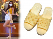 Thời trang - Trước khi thành Tân hoa hậu, Thuỳ Tiên đi dép chỉ 20 ngàn, còn đem làm quà tặng