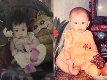 Ảnh lúc nhỏ của Thùy Tiên không giống hiện tại, Đỗ Thị Hà và Kim Duyên ra sao?