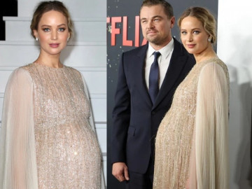 Mỹ nhân từng lộ ảnh nóng vác bụng bầu đi sự kiện, giật mình nhìn nam thần bên cạnh