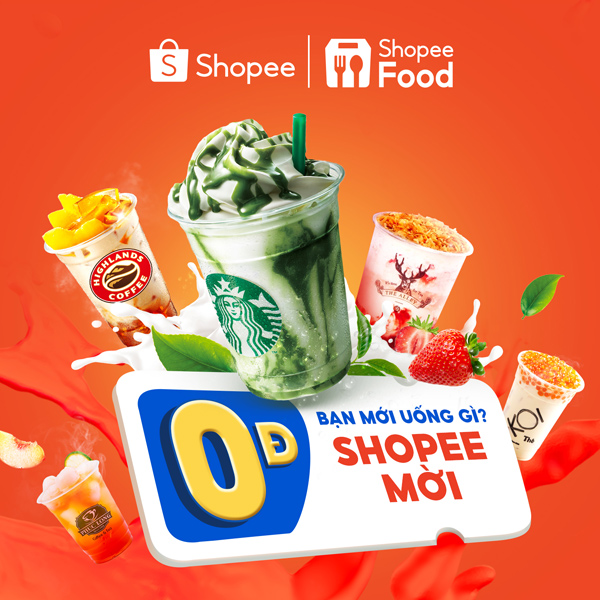 Diễn ra từ nay đến 31.12, chương trình “Bạn mới uống gì? Shopee mời” thu hút được sự quan tâm của cả người dùng mới lẫn người dùng hiện tại của Shopee.