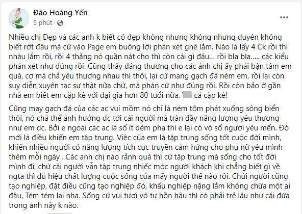 Cô Xuyến lên tiếng khi dính nhiều tin đồn thất thiệt, trong đó có cả việc bị nói cặp với đại gia hơn 80 tuổi.