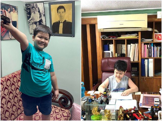 Con trai Nhật Kim Anh ở với bố lớn bụ bẫm, ra dáng CEO nhí, chờ ngày đoàn tụ mẹ
