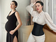 Làm đẹp - Sinh con cho chồng đại gia, Bảo Thy mất dáng ngọc ngà, siết eo cấp tốc vẫn thừa 10cm 