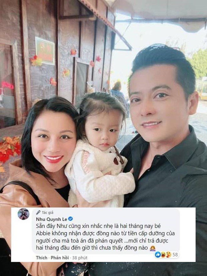 Vợ cũ Hoàng Anh tố anh không chu cấp tiền cho con vài tháng nay.