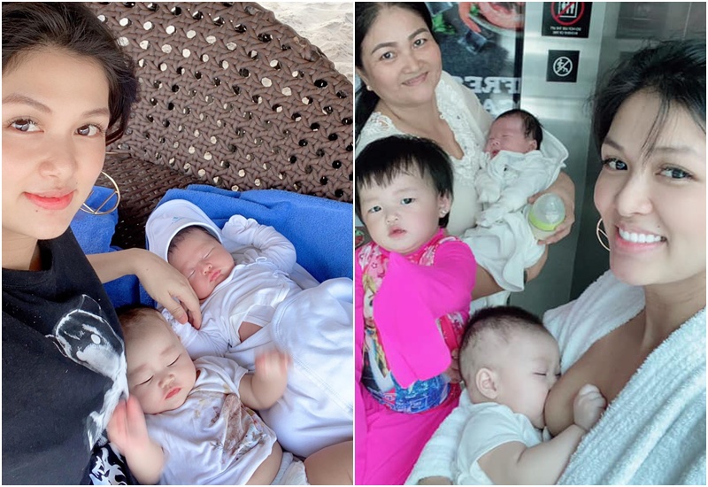 Hoa hậu Oanh Yến bị chỉ trích vì cho con bú trong thang máy, tuy nhiên những ai làm mẹ sẽ hiểu không gì quan trọng bằng việc con đói.
