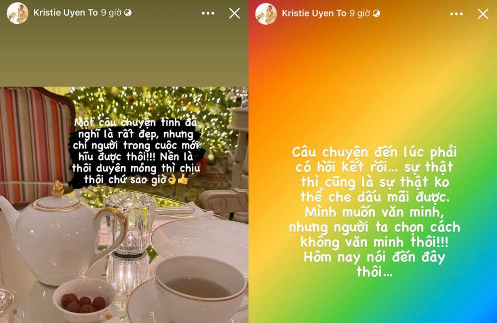 2 chia sẻ gần đây của Uyên Tô khiến khán giả hoang mang, không biết có phải cô đang nói về mối quan hệ với Anh Đức hay không.