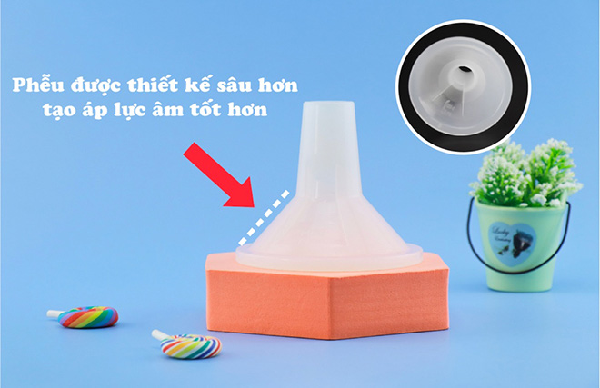 Phễu hút sữa Silicon Mini Pum – Siêu phẩm giúp chị em nuôi con bằng sữa mẹ dễ dàng - 3