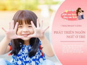 Làm mẹ - 7 giai đoạn vàng phát triển ngôn ngữ ở trẻ, mẹ biết tận dụng con học nói nhanh