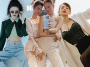 Thời trang - Đông Nhi diện váy cắt xẻ tạo thế chụp bàn tay hư với Minh Hằng, dự báo có tin vui