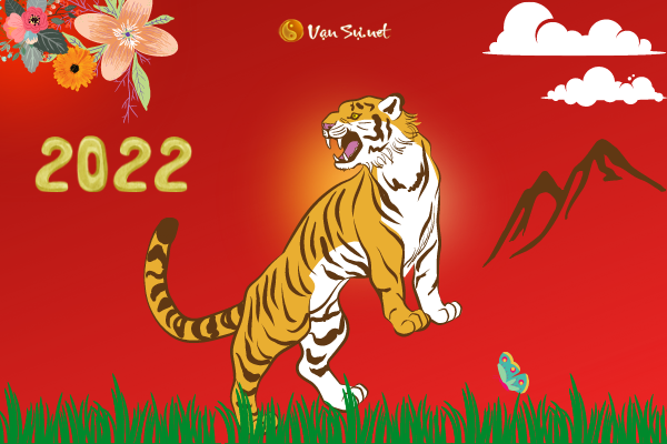 Thiết kế năm con giáp Hổ Cọp, Nhâm Dần 2022. File PSD 29 - Vector6.com
