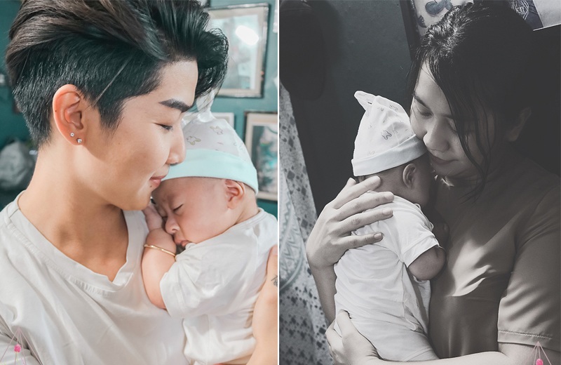 Đến nay, Bích Ngân và Kay Nguyễn đã đón con thành công. Cả hai luôn cảm thấy may mắn vì hành trình thụ tinh và mang thai đều suôn sẻ. 
